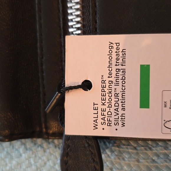 SONOMA BRAND MEN'S BLACK MINI BIFOLD GENUINE LEATHER WALLET - Picture 11 of 11